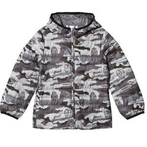 GAP x Star Wars GREY CAMO STAR WARS™ COLDCONTROL LITE PUFFER JACKET Large husky